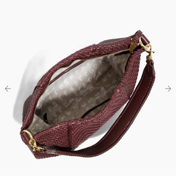 Aimee Kestenberg Woven Leather Shoulder Bag - Picture 7 of 10